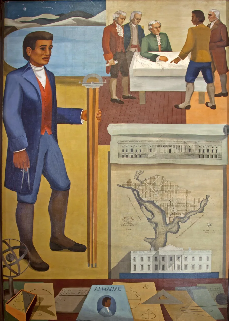 Benjamin Banneker, portrait, 2010