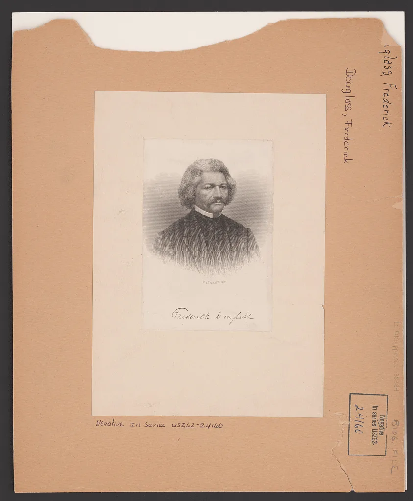 Frederick Douglass, portrait, 1868