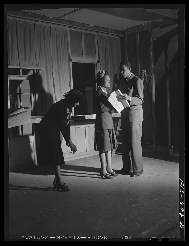 Langston Hughes, portrait, 1942