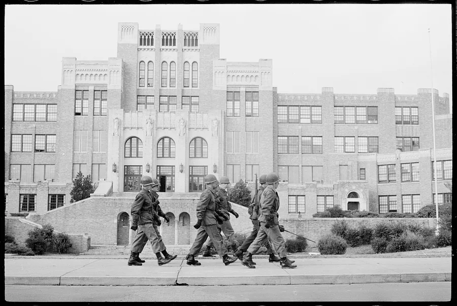 Little Rock Central High School National Historic Site, photograph, 1958