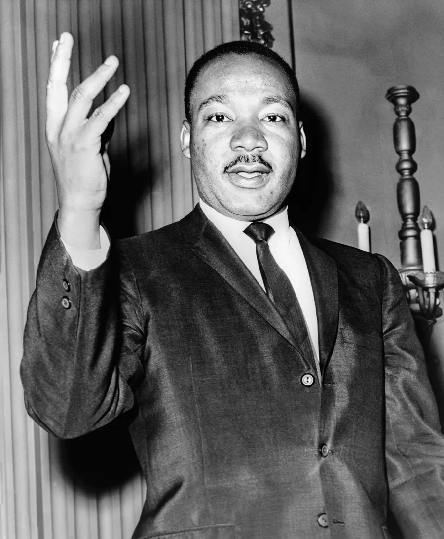 Martin Luther King Jr., portrait, 1964