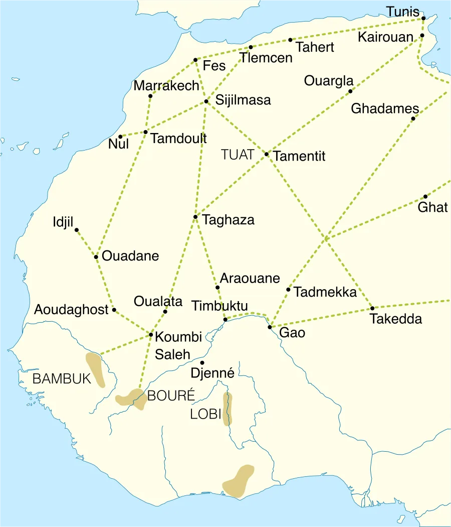 Trans-Saharan Trade Era — Trans-Saharan routes early